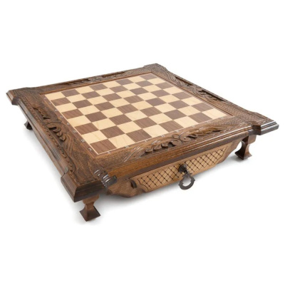 картинка Шахматы резные в ларце с ящиками 40, Haleyan от магазина Gamesdealer.ru