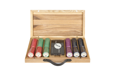 Набор для покера Valentino Ceramic на 300 фишек в кейсе из ясеня v2, Partida