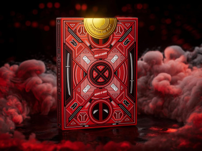 картинка Карты "Theory11 Deadpool playing cards" от магазина Gamesdealer.ru