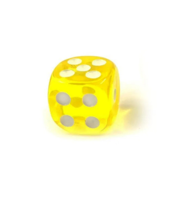 картинка Комплект костей из янтаря 13мм лимонные 2 шт от магазина Gamesdealer.ru