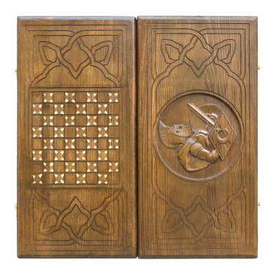 картинка Нарды резные "Гладиатор 2" 50, Mkhitaryan от магазина Gamesdealer.ru