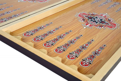 картинка Нарды + Шашки Сирия Башня средние (Россия, дерево, 50 см), Partida от магазина Gamesdealer.ru