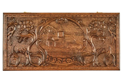 Нарды резные "Монастырь в горах", Mkhitaryan