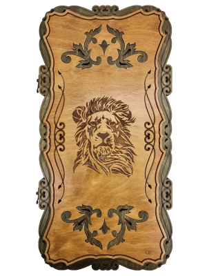 Нарды Марс "Лев" большие (деревянные, 57 см, Россия), Partida