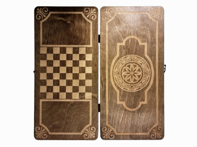 картинка Нарды Марс "Золотой Орнамент 1" средние (деревянные, 50 см, Россия), Partida от магазина Gamesdealer.ru