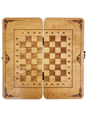 картинка Нарды + шашки "Марс-9" малые (деревянные, 30 см, Россия), Partida от магазина Gamesdealer.ru