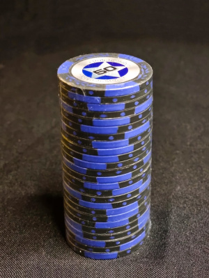 картинка Фишки для игры в покер Black Stars номиналом 50 (25шт) от магазина Gamesdealer.ru