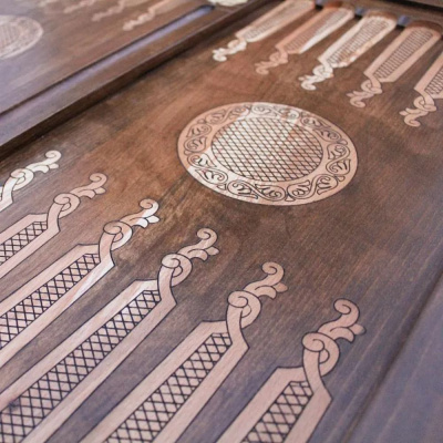 картинка Нарды резные "Гладиатор 3", Mkhitaryan от магазина Gamesdealer.ru