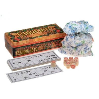 картинка Русское Лото "Роспись" в картонном боксе от магазина Gamesdealer.ru