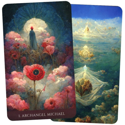 картинка Карты Таро "Blue Angel Oracle Cards" Blue Angel / Карты Оракула Голубой Ангел от магазина Gamesdealer.ru