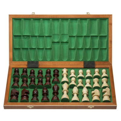 картинка Шахматы "Торнамент-7" 50 см маркетри, Madon (деревянные, Польша) от магазина Gamesdealer.ru