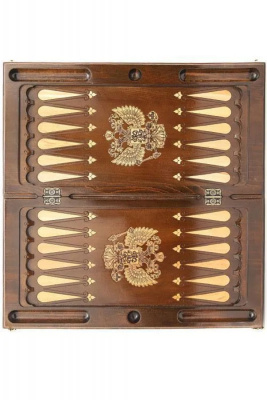 картинка Нарды резные "Герб РФ 1", Simonyan от магазина Gamesdealer.ru