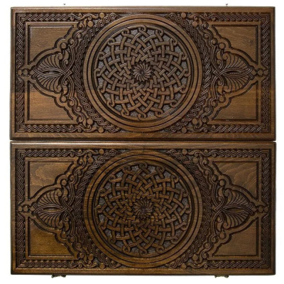 картинка Нарды резные "Армянский узор-3"  60, Haleyan от магазина Gamesdealer.ru