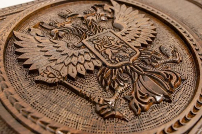 картинка Нарды резные "Герб РФ 1", Simonyan от магазина Gamesdealer.ru