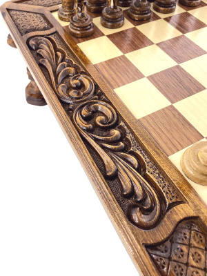 картинка Шахматы резные в ларце "Атлант", Haleyan от магазина Gamesdealer.ru