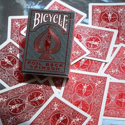 картинка Карты "Bicycle Metalluxe Red" от магазина Gamesdealer.ru
