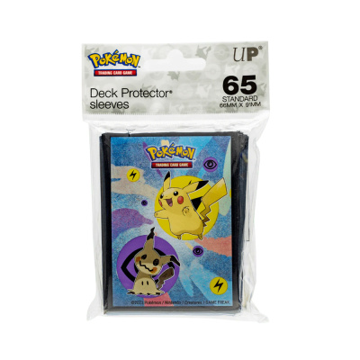 Ultra PRO Pokémon Pikachu & Mimikyu Standard Deck Protector Sleeves (65ct) for Pokémon