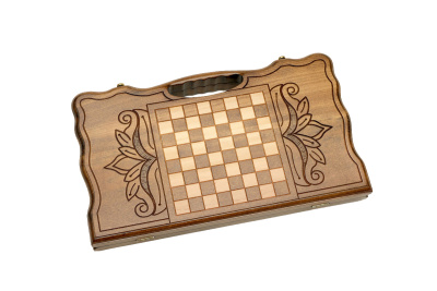 картинка Нарды резные "Бесконечность" с ручкой 40, Haleyan от магазина Gamesdealer.ru