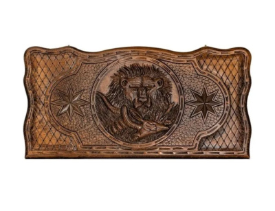 Нарды резные "Лев с добычей", Mirzoyan