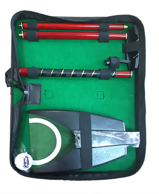 Набор для гольфа Partida c автоматической лузой в кожаном кейсе