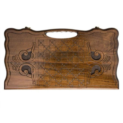 картинка Нарды резные "Корабль" с ручкой 50, Haleyan от магазина Gamesdealer.ru