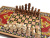 картинка Шахматы + нарды + шашки "Сирия Красные" большие от магазина Gamesdealer.ru