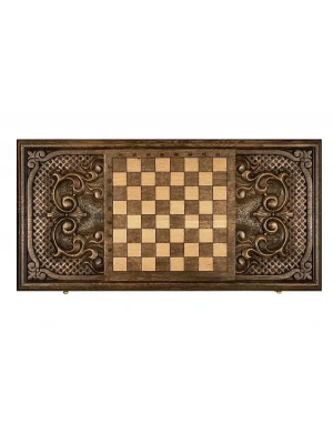 картинка Нарды резные "Герб Армении 2", Mkhitaryan от магазина Gamesdealer.ru