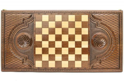 картинка Нарды резные "Лошадь 1", Simonyan от магазина Gamesdealer.ru