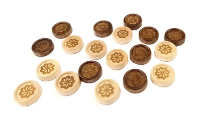 картинка Комплект фишек для больших нард "Узор 1", Ustyan от магазина Gamesdealer.ru