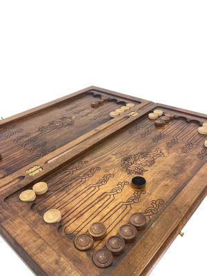 картинка Нарды резные  "Гладиаторы", Ustyan от магазина Gamesdealer.ru