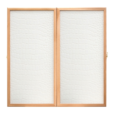 картинка Нарды кожаные Шарм "Белые" 60, Partida от магазина Gamesdealer.ru