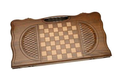 картинка Нарды резные "Бесконечность" с ручкой, Haleyan от магазина Gamesdealer.ru