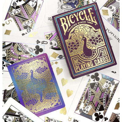 картинка Карты "Bicycle Peacock Purple Standard Index" от магазина Gamesdealer.ru