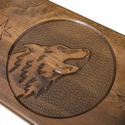 картинка Нарды резные "Волк", Ustyan от магазина Gamesdealer.ru