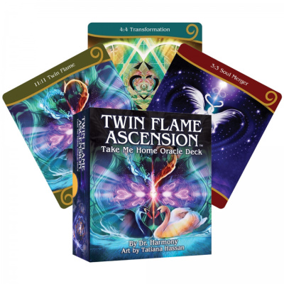 Карты Таро "Twin Flame Ascension take me Home Oracle deck" US Games / Вознесение Близнецового Пламен