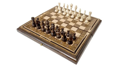 картинка Шахматы + нарды резные "Олимпик 1" 30, Ustyan от магазина Gamesdealer.ru