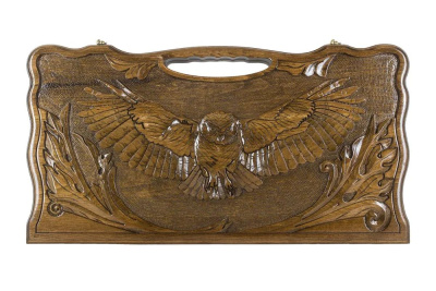 картинка Нарды резные "Сова" с ручкой 60, Haleyan от магазина Gamesdealer.ru