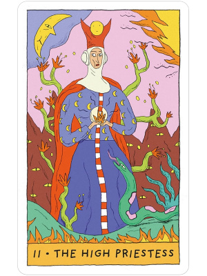 картинка Карты Таро "Whimsical Witch Tarot in a Tin" US Games / Причудливое колдовское Таро в жестяной банке от магазина Gamesdealer.ru