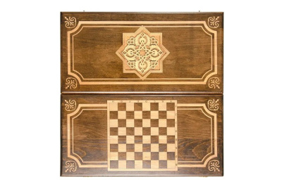 картинка Нарды резные "Золотой Узор 4" 60, Mirzoyan от магазина Gamesdealer.ru