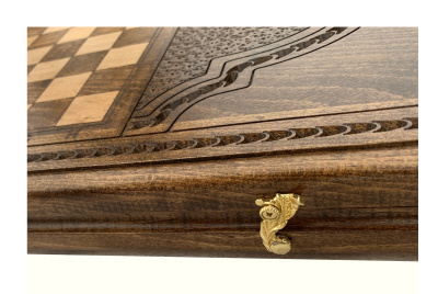 картинка Нарды резные "Лошадь 2" 60, Zakaryan от магазина Gamesdealer.ru