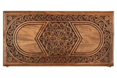 картинка Нарды резные "Шестигранный Узор" 50, Haleyan от магазина Gamesdealer.ru