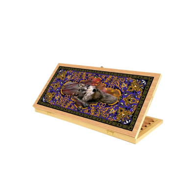 Нарды + Шашки Аравия Волк малые (Россия, дерево, 40 см), Partida