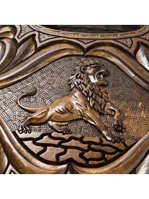 картинка Нарды резные "Лев" с ручкой, Haleyan от магазина Gamesdealer.ru