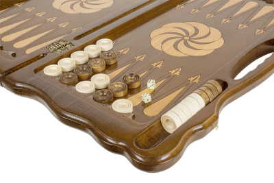 картинка Нарды резные "Бесконечность 5" с ручкой 60, Haleyan от магазина Gamesdealer.ru