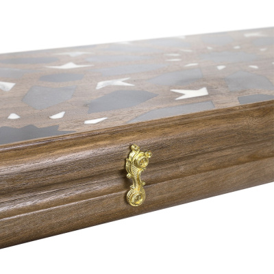 картинка Нарды резные "Слэб 4" 60, Mkhitaryan от магазина Gamesdealer.ru