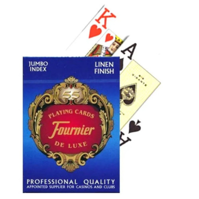 картинка Карты Fournier no 818 g - linen finish blue от магазина Gamesdealer.ru
