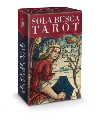 Карты Таро "Sola Busca Tarot Mini Pocket Size Cards" Lo Scarabeo / Сола Буска Таро Мини-Карманные ка