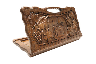 картинка Нарды резные "Эчмиадзин" с ручкой 60, Haleyan от магазина Gamesdealer.ru