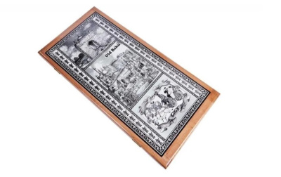 Нарды Бакинские "Старый Баку" ч/б