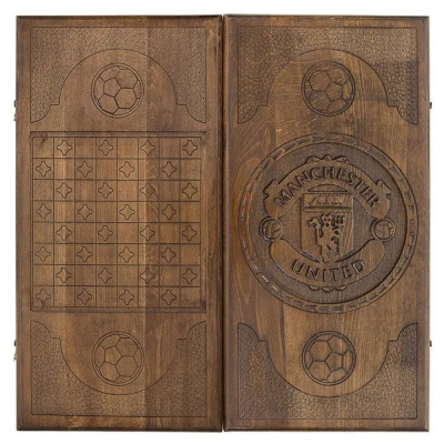 картинка Нарды резные "Манчестер Юнайтед", Ustyan от магазина Gamesdealer.ru
